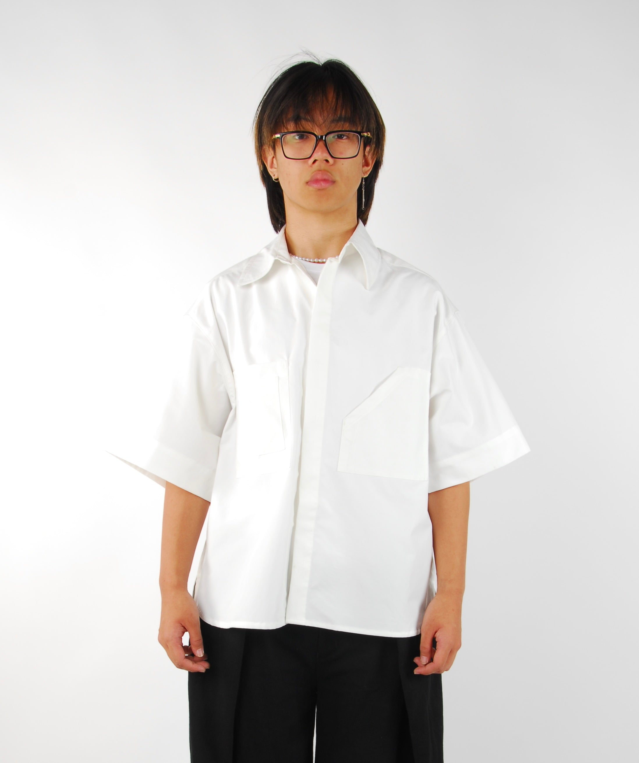 [UL:KIN] Overfit Patchwork Shirts /追跡付 UL:KIN] Overfit Patchwork Shirts /追跡付 7259 Japan Style